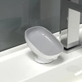 Soap Storage Box – PS Material, Uncovered, Double-Layer with Drainage Plate, Detachable
