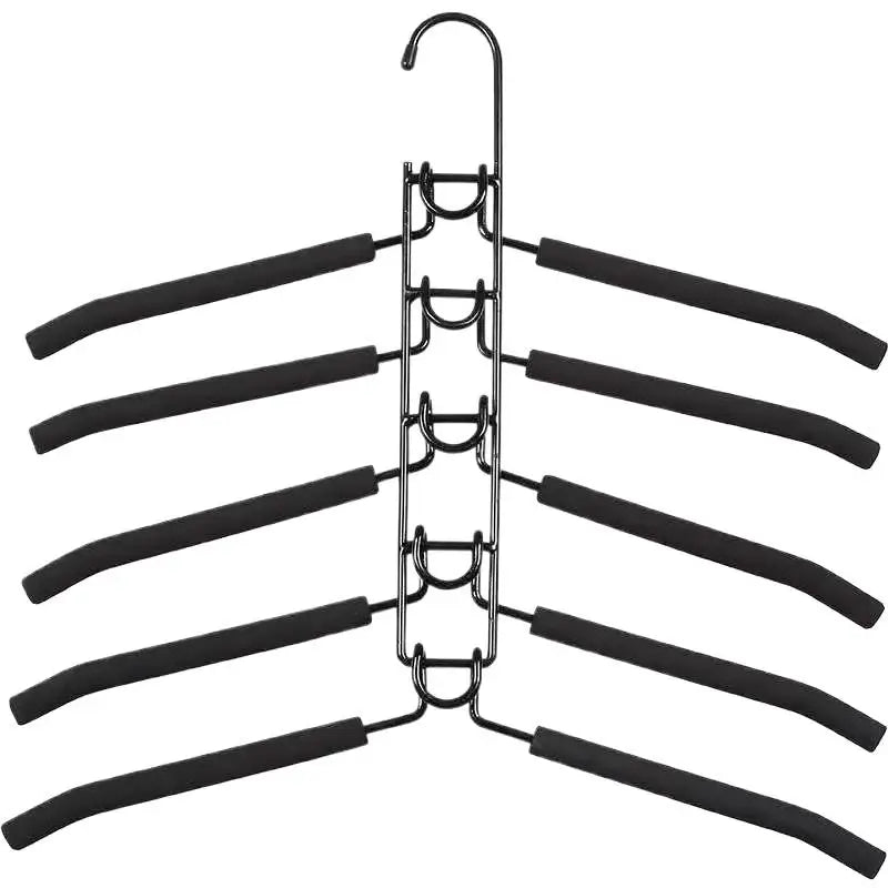 New Multi-Tier Hanging Closet Hanger With Hooks Space-Saving Organizer For Closet Coats Shirts Dresses Jackets Hanging Storage