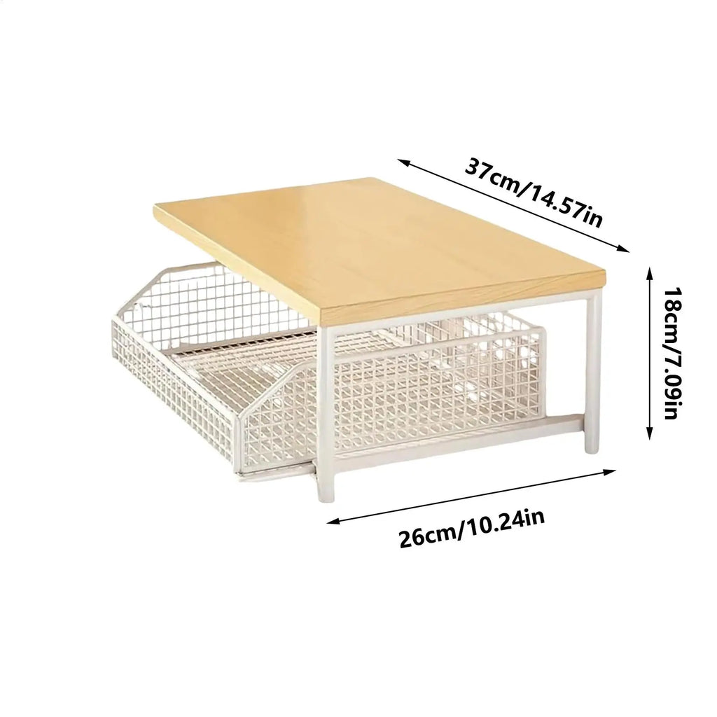 Kitchen Shelf 2-Tier Vertical Holder Organizer Culinary Shelf Organizer for Pantry Kitchen Bathroom Garage Shower Bar Apartment