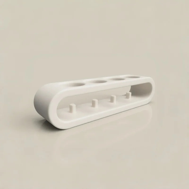 Bathroom Electric Toothbrush Storage Holder Organizer for 4 Toothbrushes Practical Storage Tool to Keep Space Neat & Clean