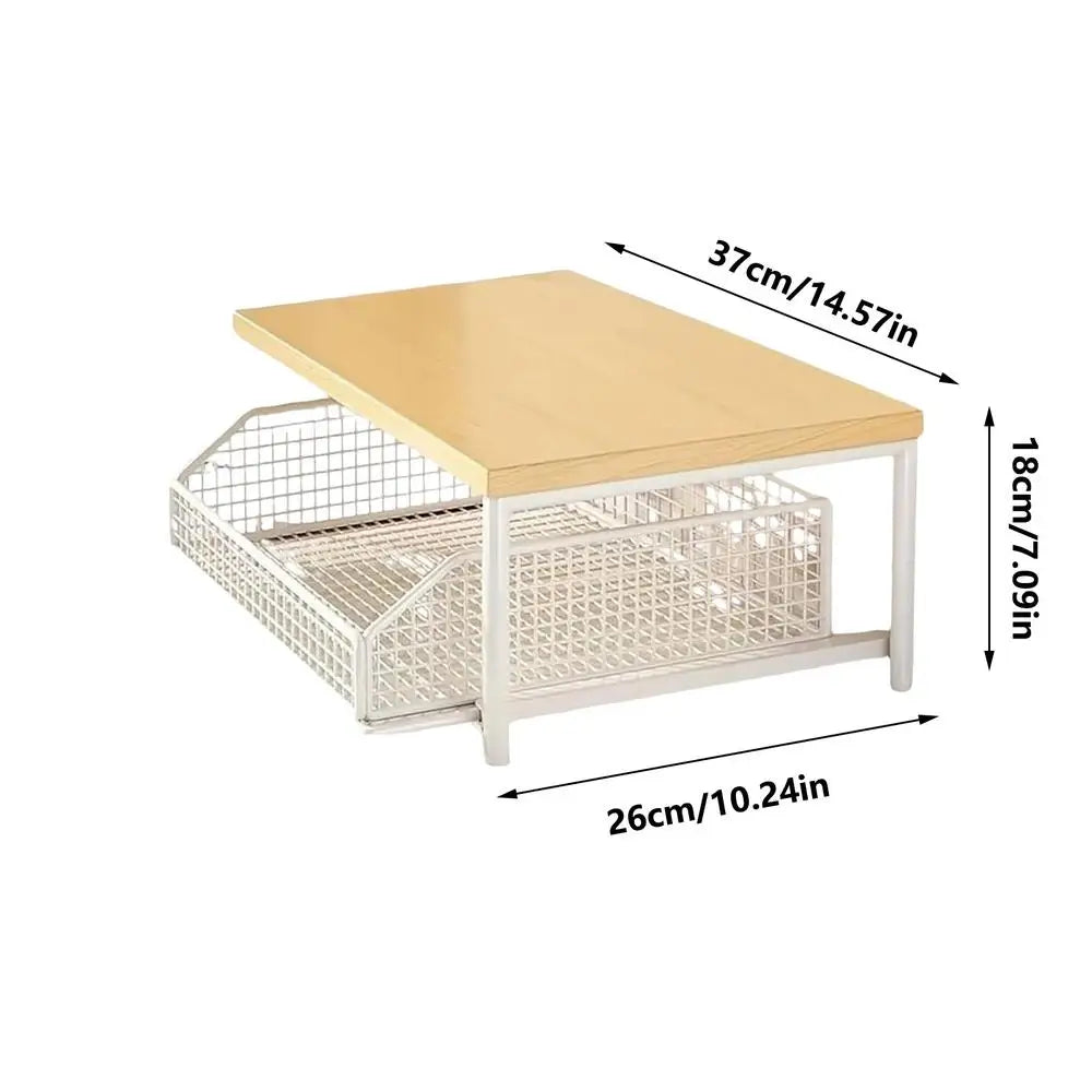 Kitchen Shelf 2-Tier Vertical Holder Organizer Culinary Shelf Organizer for Pantry Kitchen Bathroom Garage Shower Bar Apartment