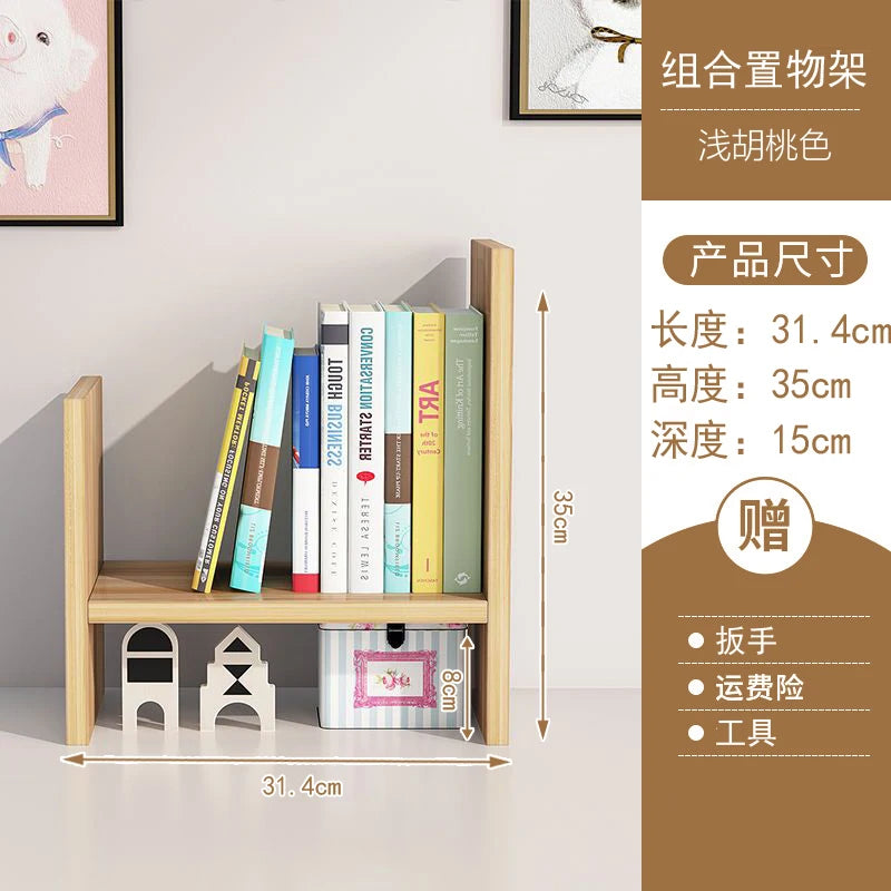 Multi-Layer Desk Organizer Rack Office Computer Table Storage Shelf Student Desktop Storage Rack Layered Cabinet